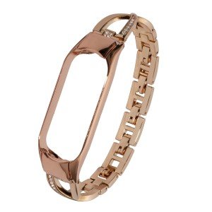 بند فلزی نگین دار مدل Diamond-1 مناسب برای مچ بند هوشمند شیائومی Mi Band 7
