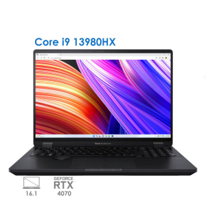 لپ تاپ ایسوس پرو آرت مدل  ASUS ProArt 16 H7604 i9 13980HX RTX4070 130W 64G 1T OLED 3.2K 120Hz 2023