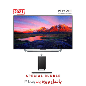 تلویزیون هوشمند شیائومی مدل “Xiaomi Mi QLED TV Q1 75 گلوبال به همراه سینمای خانگی شیائومی مدل Xiaomi Soundbar 3.1 ch