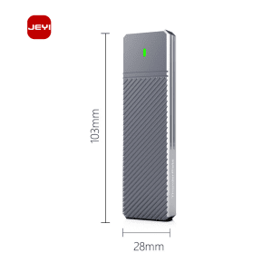 باکس هارد SSD تمام آلومینیومی مدل JEYI Zebra i9 583 Aluminum SSD Box NVMe 10 Gbps