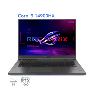 لپ تاپ گیمینگ ایسوس راگ استریکس ROG Strix G18 Plus G814JVR i9 14900HX RTX4060 140W 16G 1T 2024