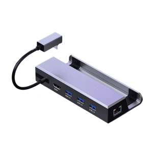داک تایپ سی 7 در 1 کنسول دستی با پایه ی نگهدارنده مدل Handheld game console Type-C Dock station 7-in-1 with holder