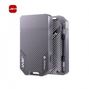 باکس هارد SSD تمام آلومینیومی مدل JEYI ASM2464 Hidden Line Aluminum SSD Box M.2 NVMe 2280 40 Gbps