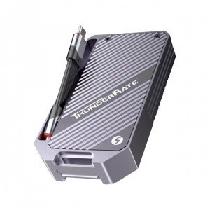 باکس هارد SSD تمام آلومینیومی مدل JEYI ASM2464 Hidden Line Aluminum SSD Box M.2 NVMe 2280 40 Gbps