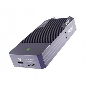 باکس هارد SSD تمام آلومینیومی مدل JEYI ASM2464 Hidden Line Aluminum SSD Box M.2 NVMe 2280 40 Gbps