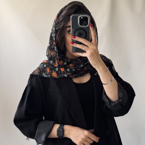 شال حریر گلگلی کد N20