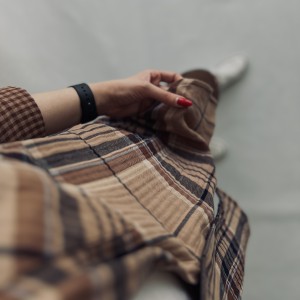 شومیز لینن چهارخونه کد 222
