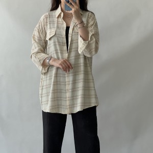 شومیز چهارخونه کد 274