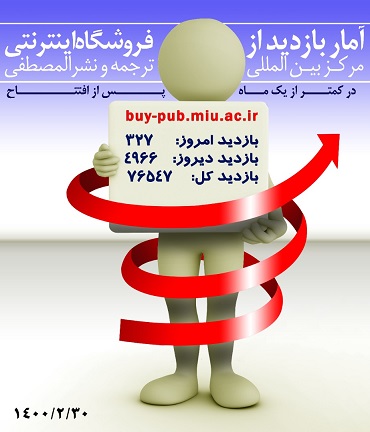 گزارش آماری بازدید از وبسایت جدید مرکز بین المللی ترجمه و نشر المصطفی پس از گذشت یکماه از  تاریخ افتتاح