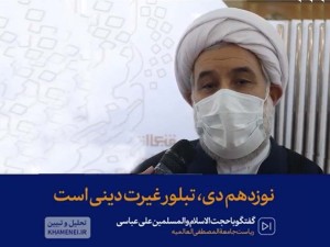 مصاحبه حجت الاسلام و المسلمين علی عباسی بمناسبت 19 دی