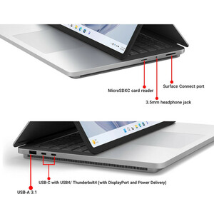 لپ تاپ 14.4 اینچی مایکروسافت مدل Surface Laptop Studio 2-i7 13700H-64GB LPDDR5x-2TB SSD-RTX4060-Touch