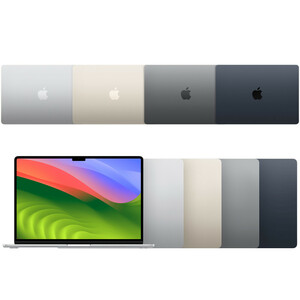 لپ تاپ 15.3 اینچی اپل مدل MacBook Air MC9K4 2024-M3-24GB RAM-512GB SSD