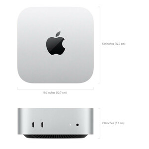 کامپیوتر کوچک اپل مدل Mac Mini MU9D3 2024-M4-16GB RAM-256GB SSD