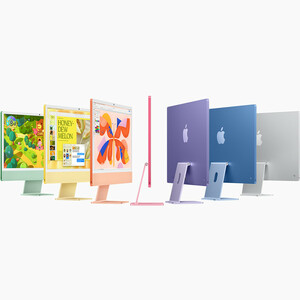کامپیوتر همه کاره 24 اینچ اپل مدل iMac M4 10 Core-16GB RAM-512GB SSD