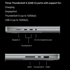 لپ تاپ 16.2 اینچی اپل مدل MacBook Pro MGEE4 2026 -M5 Max-48GB RAM-2TB SSD-Retina 120Hz