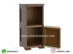 کمد 2 طبقه ویترین دار تک درب  کد R1449