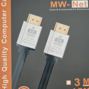 کابل hdmi 4k برند mw net متراژ 5متر