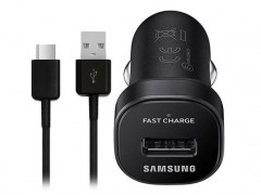 شارژر فندکی اورجینال samsung fast + کابل میکرو یو اس پک کارتنی اورجینال