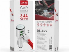 شارژر فندکی LDINO DL-C29 HIGH COPY + کابل اندروید
