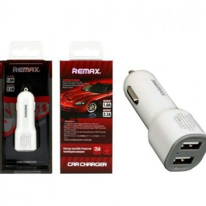 شارژر فندکی Remax CC201 2Port با پک چوبی