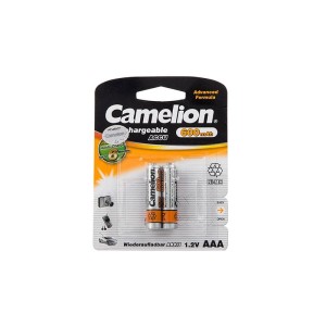 باتری 2 تایی نیم قلمی شارژی CAMELION ACCU 600MAH
