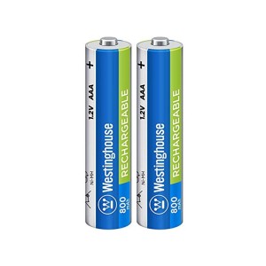 باتری شارژی نیم قلمی شارژی 800 میلی آمپر  وستینگ هاوس Westinghouse