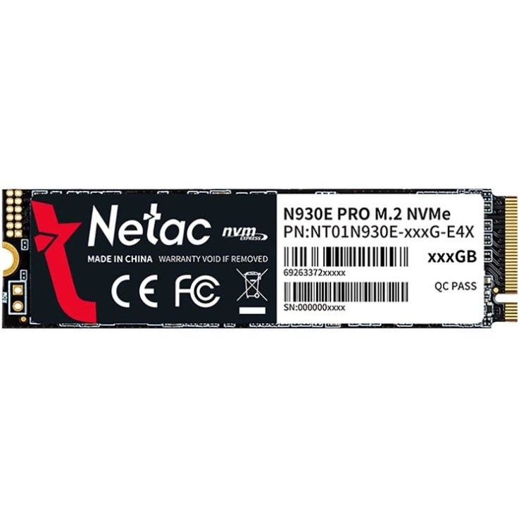 256GB   | SSD NVME M.2 NETAC
