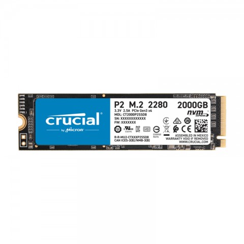 اس اس دی اینترنال کروشیال CT2000P2SSD8 ظرفیت 2 ترابایت