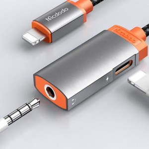 مبدل لایتنینگ به جک 3.5 میلیمتری / لایتنینگ مک دودو مدل CA-6710 "یک سال گارانتی"