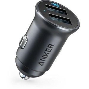 شارژر فندکی انکر مدل A2727 PowerDrive 2 Alloy دو عددی
