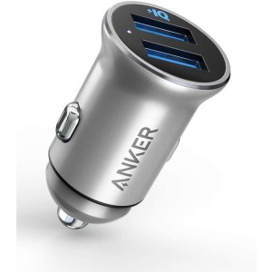 شارژر فندکی انکر مدل A2727 PowerDrive 2 Alloy دو عددی