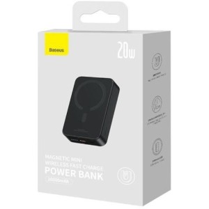 پاور بانک 20 وات باسئوس مدل Magnetic Mini ظرفیت 20000 میلی آمپر ساعت