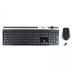 کیبورد و ماوس بی سیم گرین GKM-505W با حروف فارسی