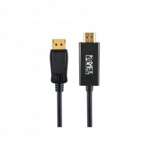 مبدل Displayport به HDMI کی نت پلاس KP-C2105 طول 1.8 متر