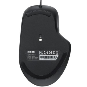 موس با سیم سایلنت رپو  N500 ا Rapoo N500 Wired Optical Mouse