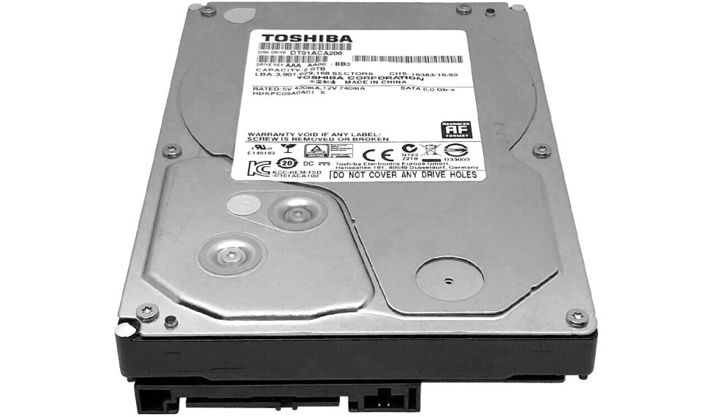 هارد HDD toshiba DT01ACA200 2.0TB (استوک)