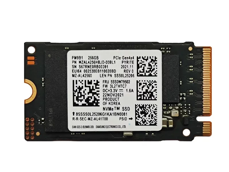 حافظه SSD اس اس دی SSD Samsung 256GB PW981 M.2 Gen4 با ظرفیت 256 گیگابایت (استوک)