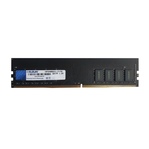 رم دسکتاپ DDR4 تک کاناله 2400 مگاهرتز CL17 سوزوکی مدل Infinity ظرفیت 4 گیگابایت (استوک)
