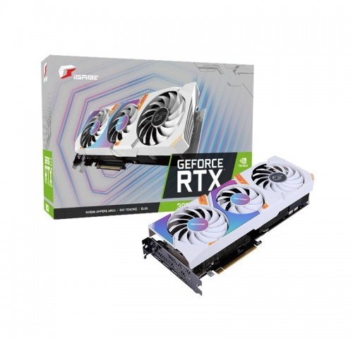 کارت گرافیک کالرفول مدل 3060Ti Colorful iGAME  8gb White Oc