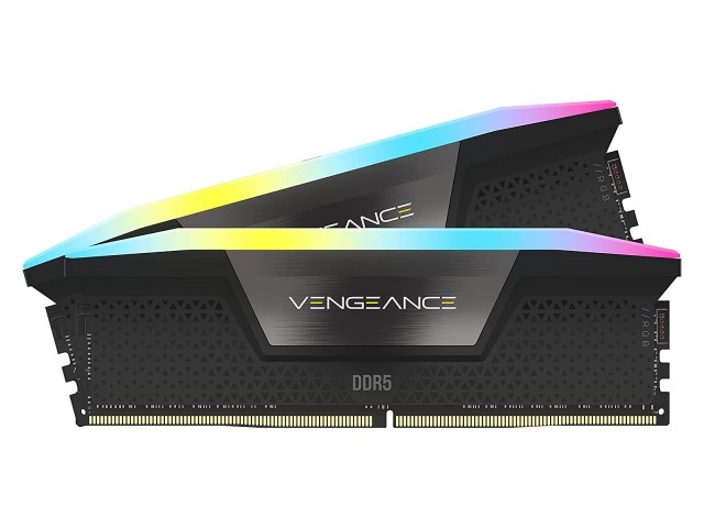 رم دسکتاپ  دو کاناله CL36  VENGEANCE® RGB 64GB (2x32GB) DDR5 DRAM 5600MT/s CL36 (استوک)