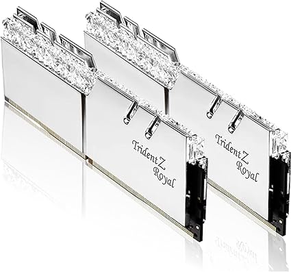 رم دسکتاپ استوک دو کاناله G.SKILL Trident Z Royal DDR4 3600MHz 2x8GB CL18 Plata