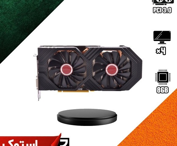 کارت گرافیک استوک XFX AMD Radeon RX 590 Fatboy 8GB 1580Mhz