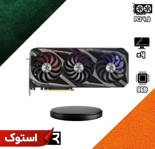 کارت گرافیک استوک ایسوس مدل ASUS ROG Strix RTX 3070 Ti O8G