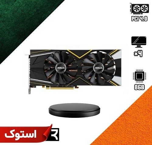 کارت گرافیک استوک ASRock Radeon RX 5700XT Challenger 8G OC 8GB با ظرفیت 8 گیگابایت