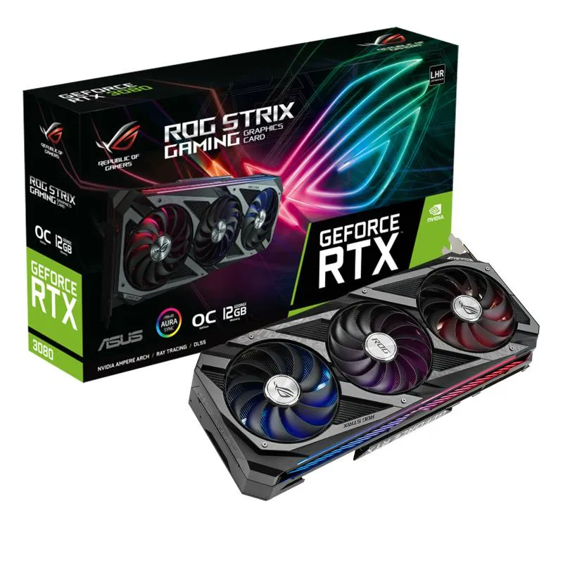 کارت گرافیک ایسوس مدل ASUS ROG STRIX RTX3080 10G GAMING