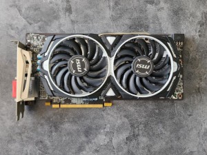 کارت گرافیک استوک ام اس آی مدل RADEON RX 580 ARMOR 8G OC