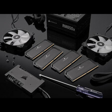 رم دسکتاپ DDR5 دو کاناله 6400 مگاهرتز CL32 کورسیر مدل Dominator Platinum RGB ظرفیت 32 گیگابایت