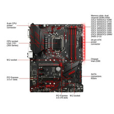 مادربرد استوک ام اس آی مدل mpg z390 gaming plus