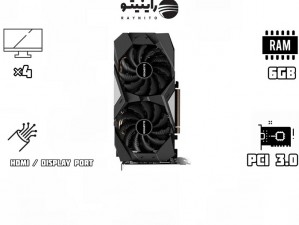 کارت گرافیک گیگابایت مدل GEFORCE  RTX 2060  OC  6G (استوک)