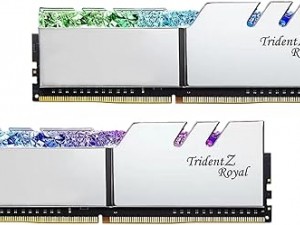 رم دسکتاپ استوک دو کاناله G.SKILL Trident Z Royal DDR4 3600MHz 2x8GB CL18 Plata